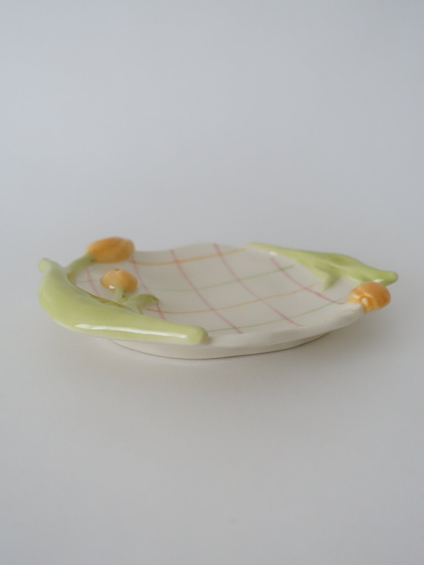 オオヤサイリ チューリップ小皿（orange）