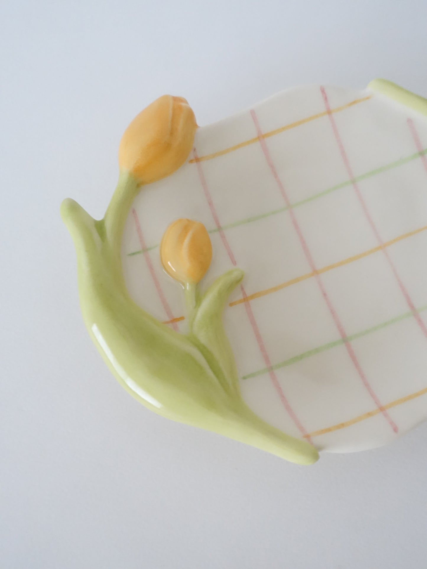 オオヤサイリ チューリップ小皿（orange）