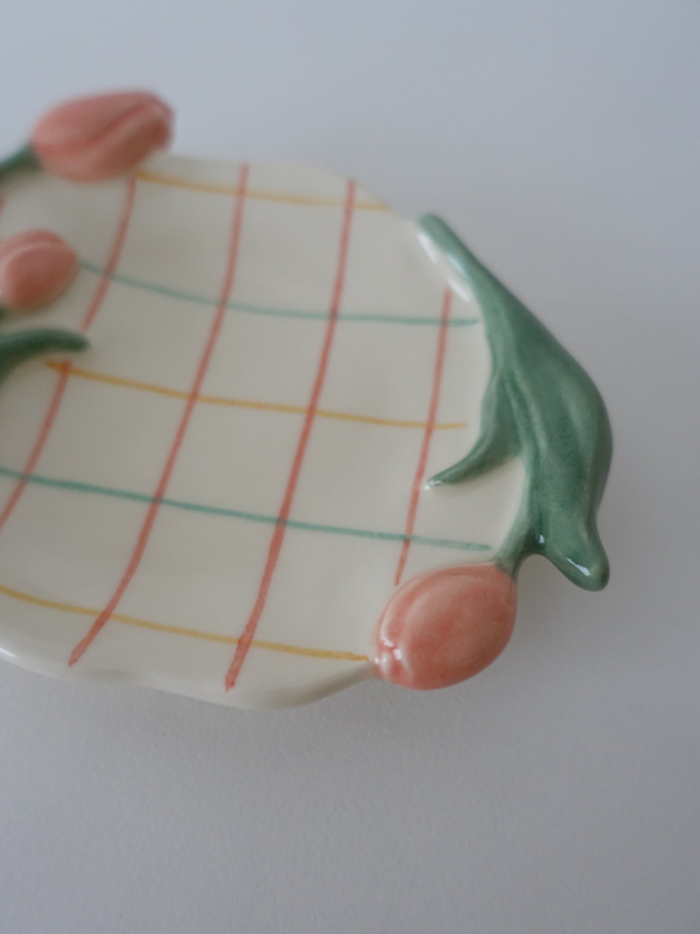 オオヤサイリ チューリップ小皿（pink）