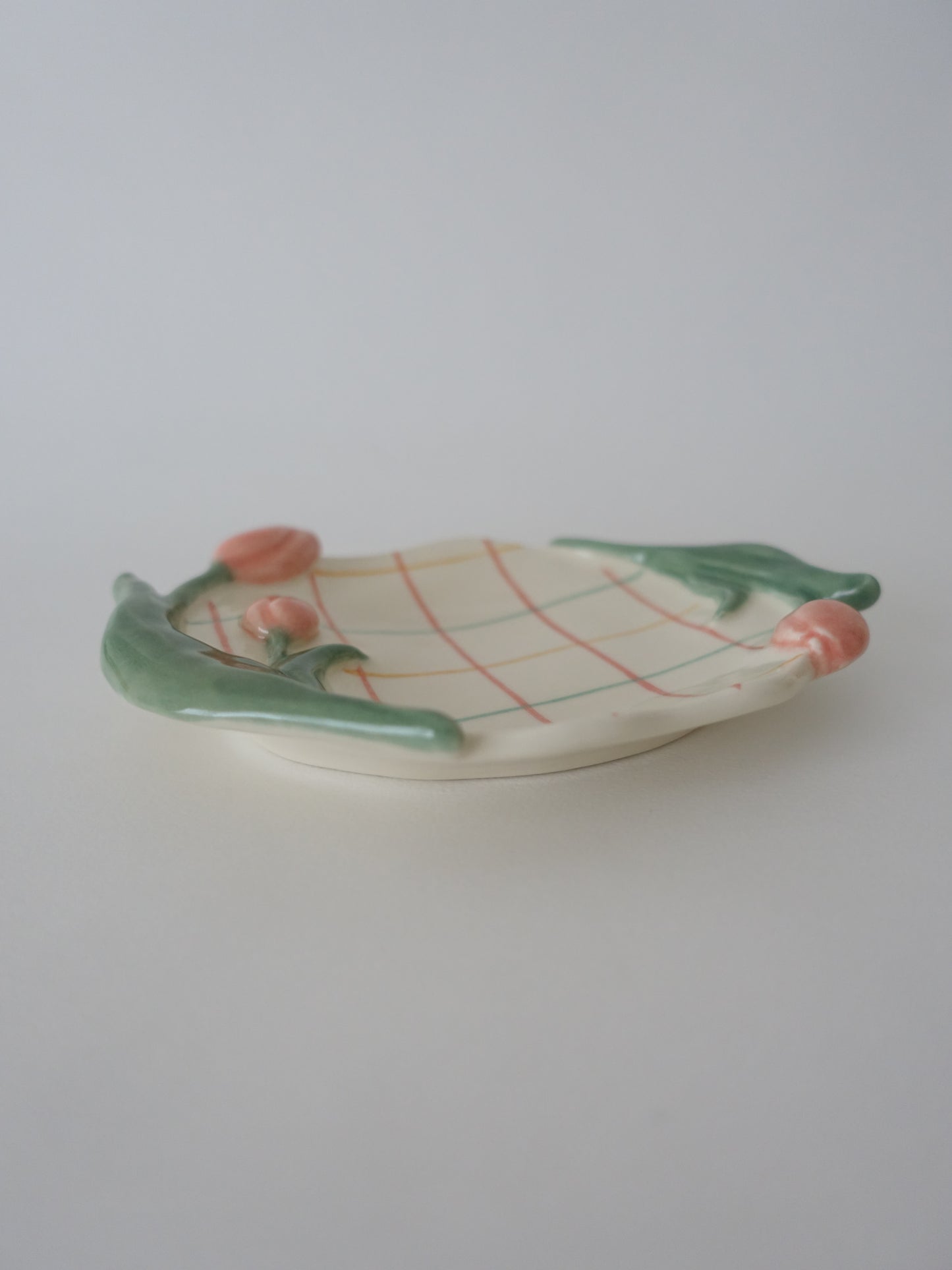 オオヤサイリ チューリップ小皿（pink）