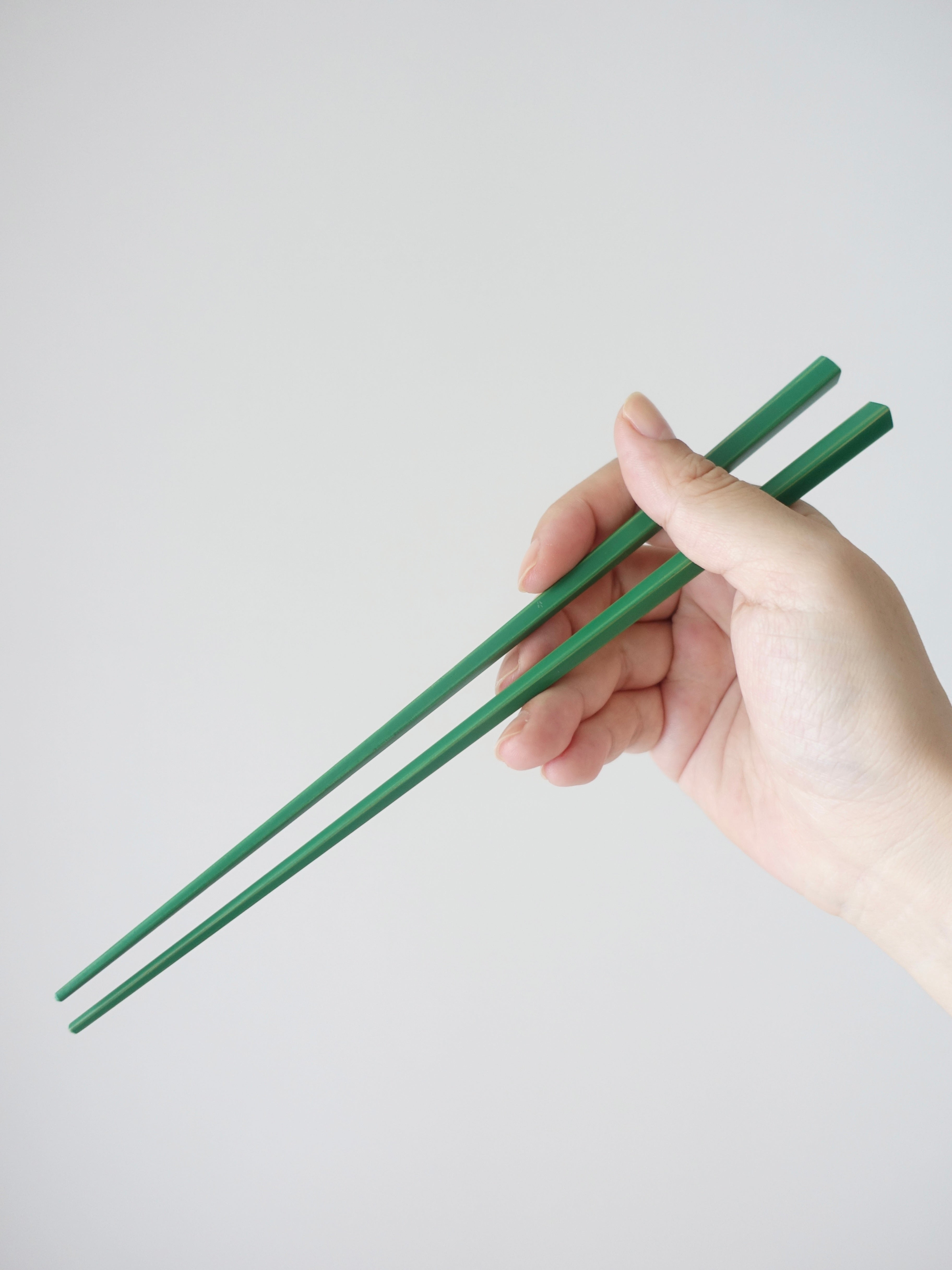 グリーン　お箸 ヤマチク ベジタブルスティック箸（トマト・キュウリ・ニンジン
