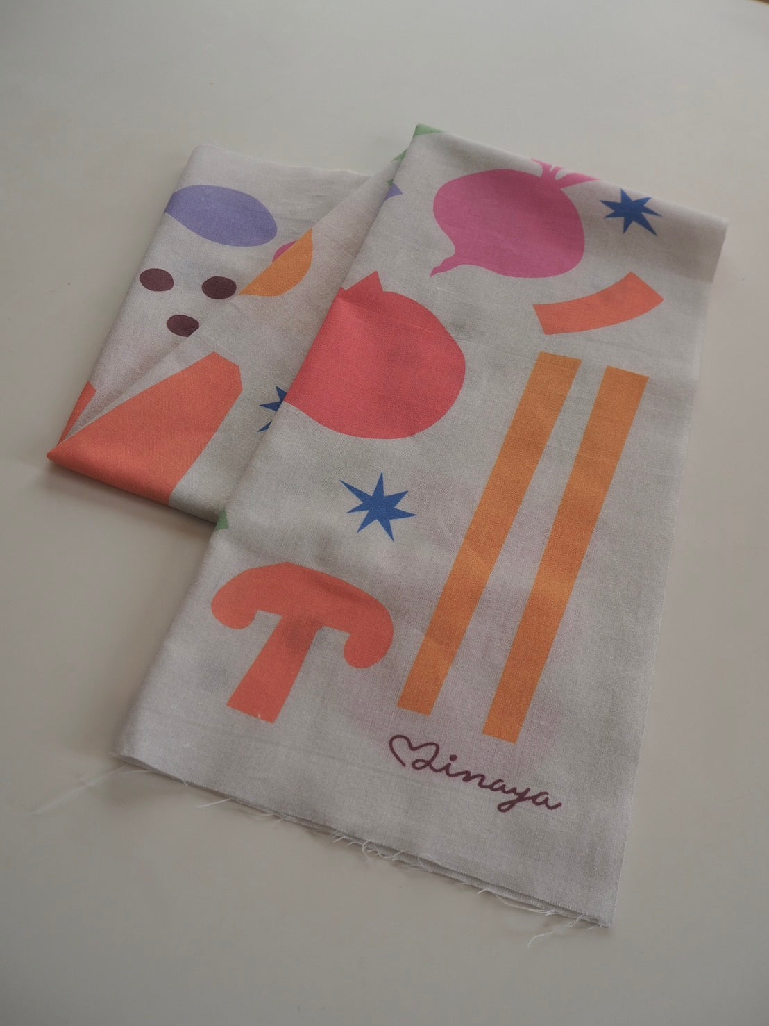 手ぬぐい　OISHII